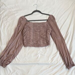Elegant Brown Women's Top